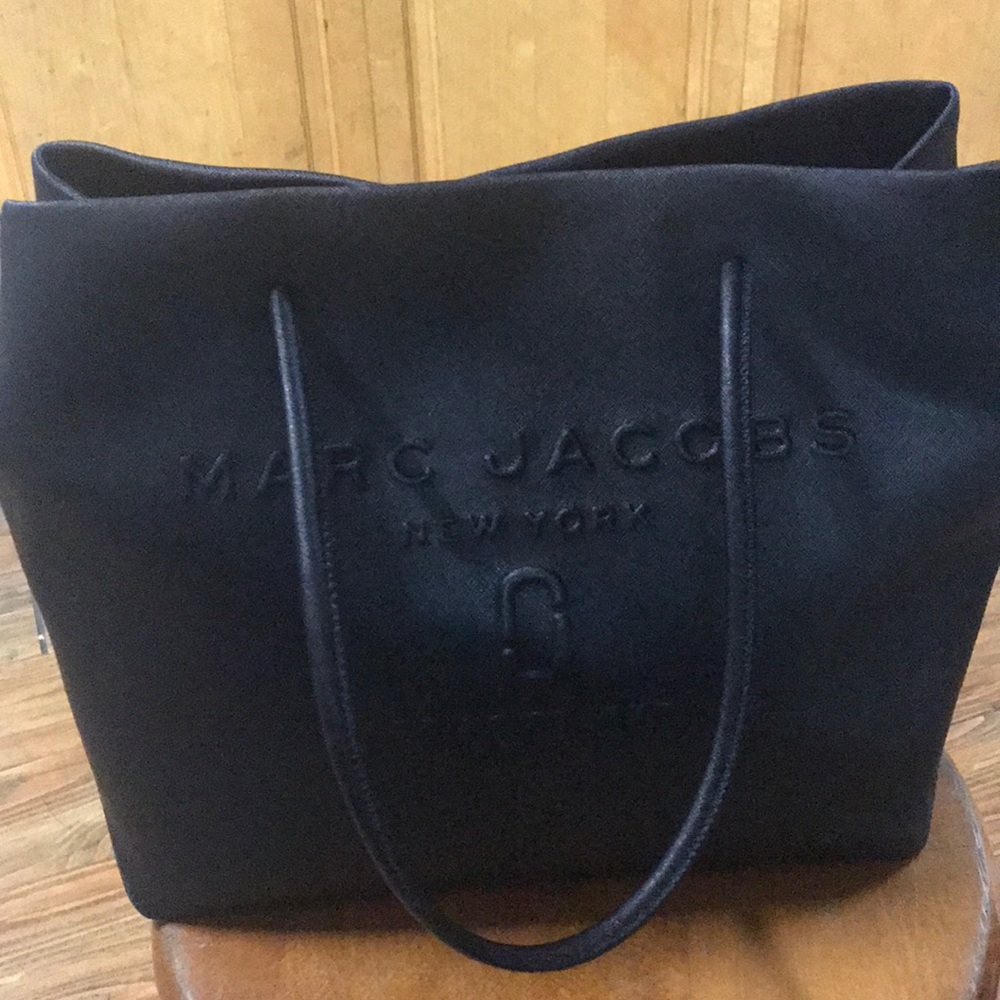 MARC JACOBS Logo Leather Shopper